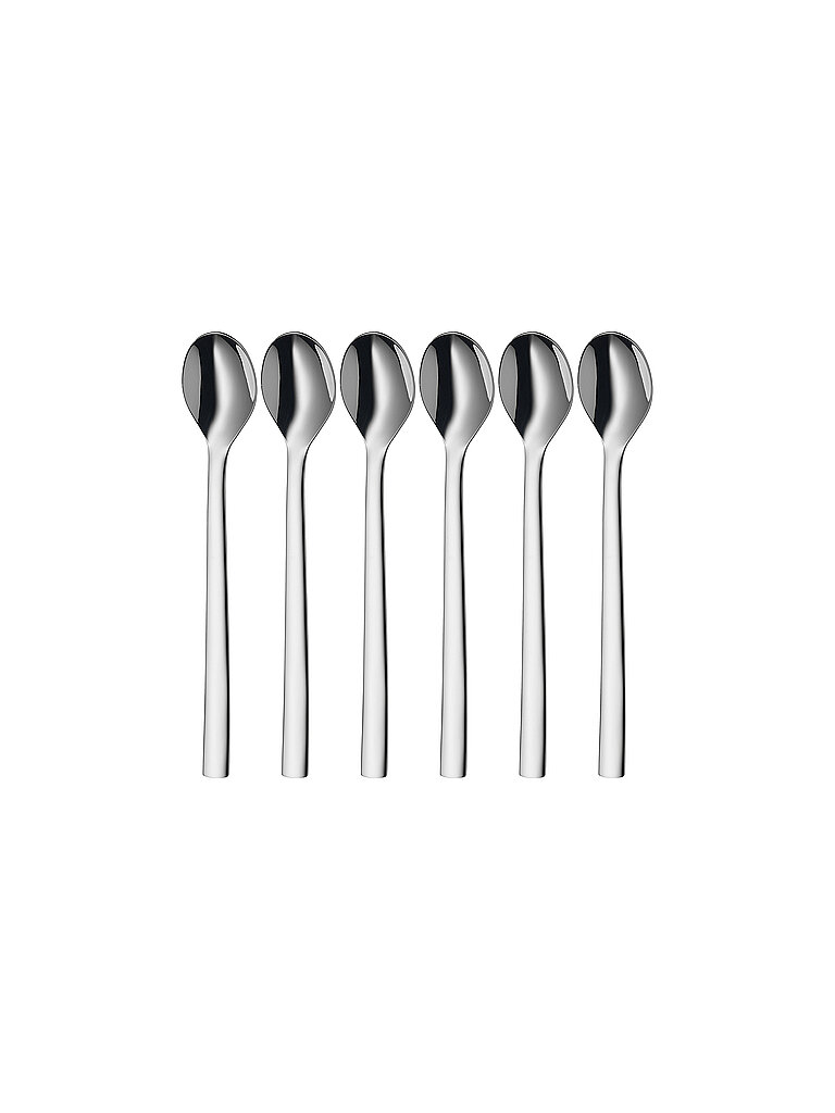 WMF Nuova Latte Macchiato Spoon Silver 6 Piece 2