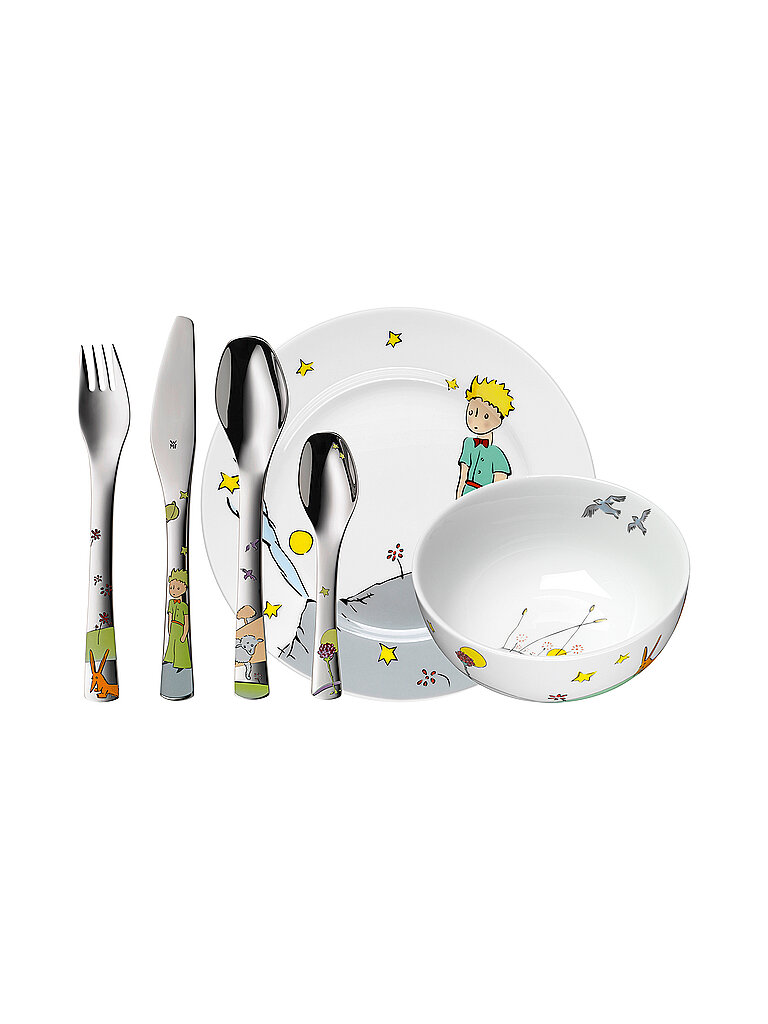 WMF Kinder Besteck 6-teilig Der kleine Prinz Crogargan / Bunt bunt