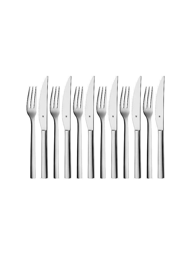 WMF Steakbesteck NUOVA 12-tlg. Cromargan silber