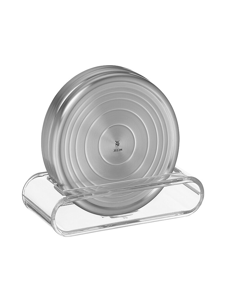 WMF Gläserteller-Set 6-teilig CLEVER&MORE Cromargan  silber