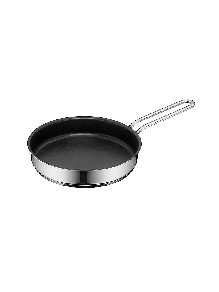 Mini Stielpfanne mit Antihaftversiegelung 18cm Cromargan/Antihaft silber baby