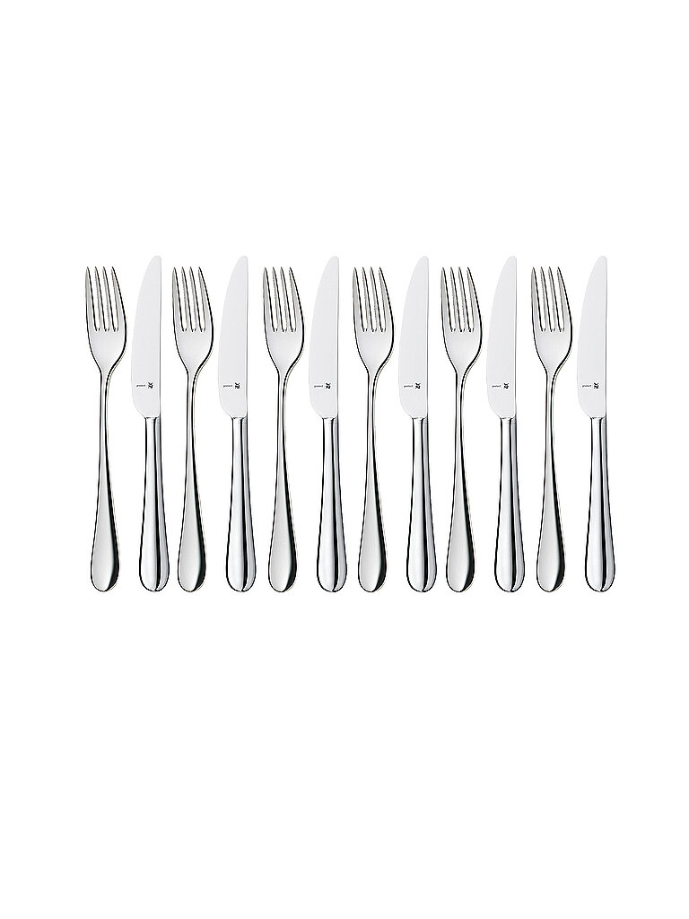WMF Dessertbesteck MERIT 12-tlg. Cromargan Protetct silber