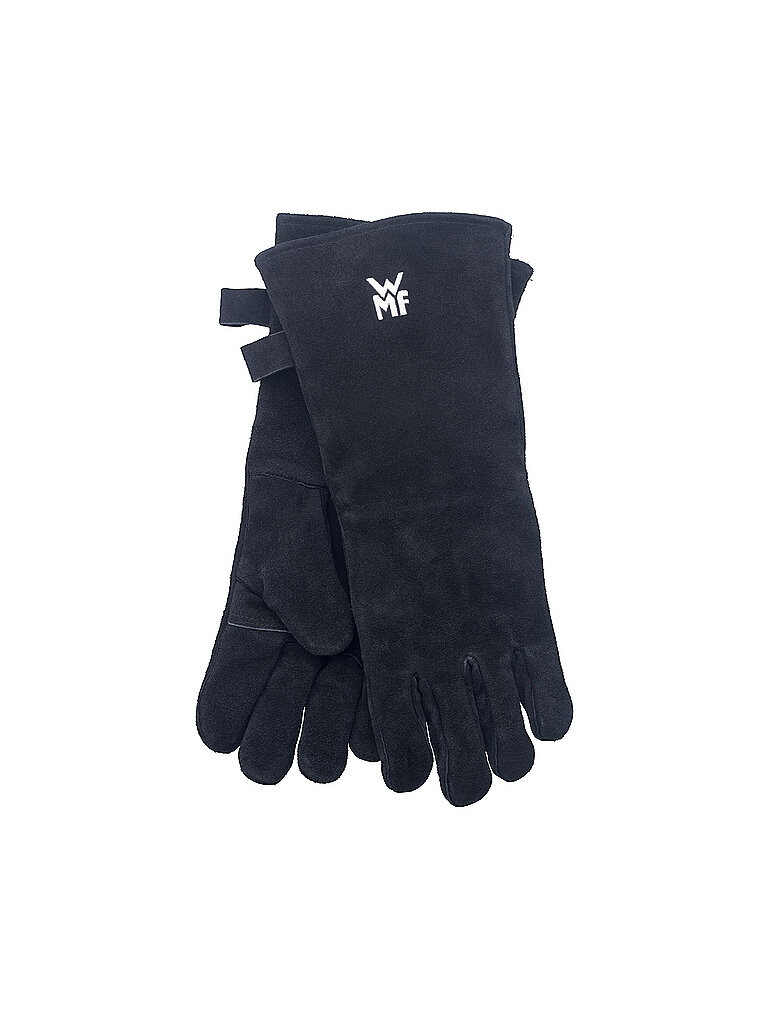 WMF Grillhandschuhe Leder / Schwarz schwarz