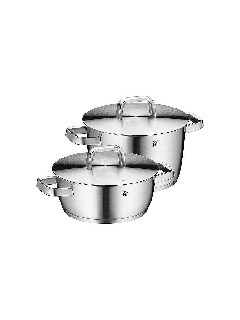 WMF Kochtopf Set 2-teilig ICONIC Cromargan silber