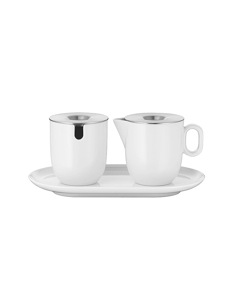 WMF Zucker & Milch-Set 3-tlg. BARISTA Weiss / Edelstahl weiss