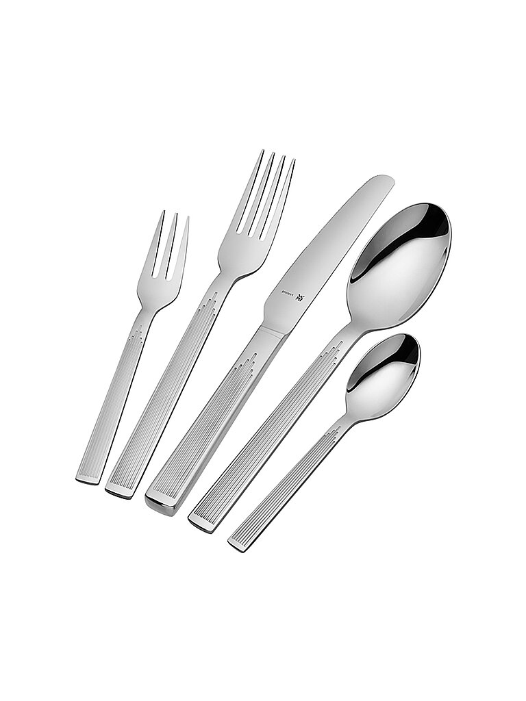WMF Art Deco Besteck-Set 30-teilig Cromargan protect silber