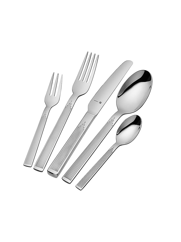 WMF Art Deco Besteck-Set 66-teilig Cromargan protect silber