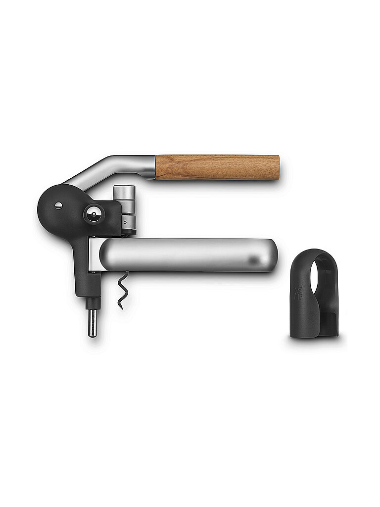 Hebelkorkenzieher mit Folienschneider BARIC Silber/Schwarz silber baby