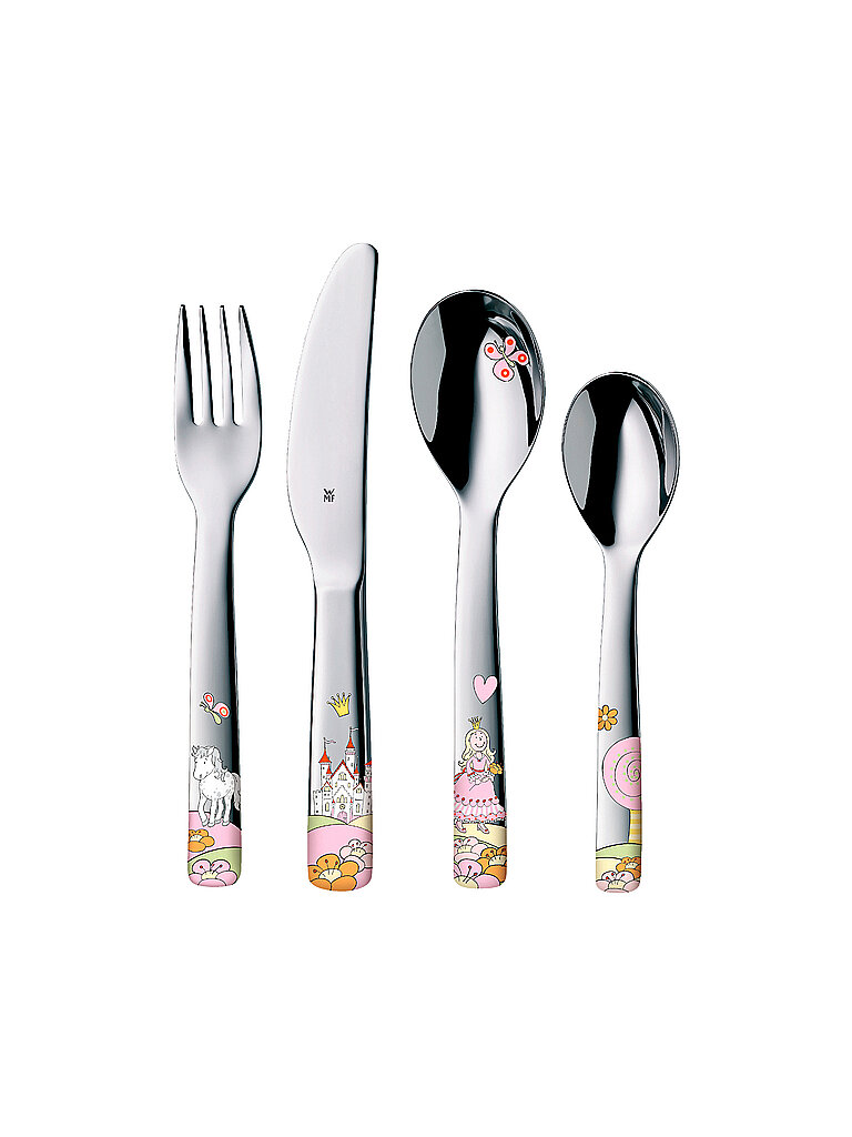 Kinder Besteck 4-teilig JANOSCH Cromargan/Bunt bunt baby