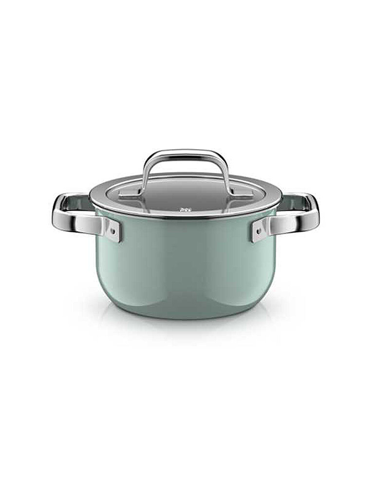 WMF Kochtopf FUSIONTEC MINERAL PRO 16cm/2L Eucalyptus Haze hellgrün