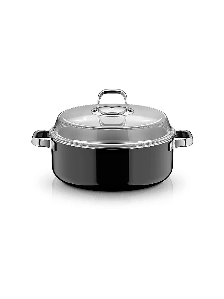 WMF Schmortopf mit Glasdeckel FUSINTEC MINERAL PRO 6ml/28cm Black schwarz