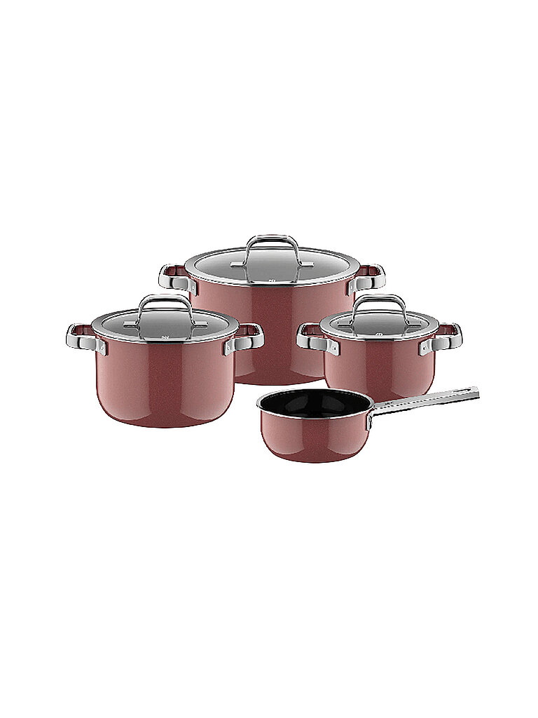 WMF Kochtopf Set 4tlg. FUSIONTEC MINERLA PRO Rose Quarz  beere