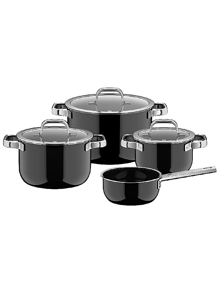 Kochtopf Set 4tlg. FUSIONTEC MINERLA PRO Black schwarz baby