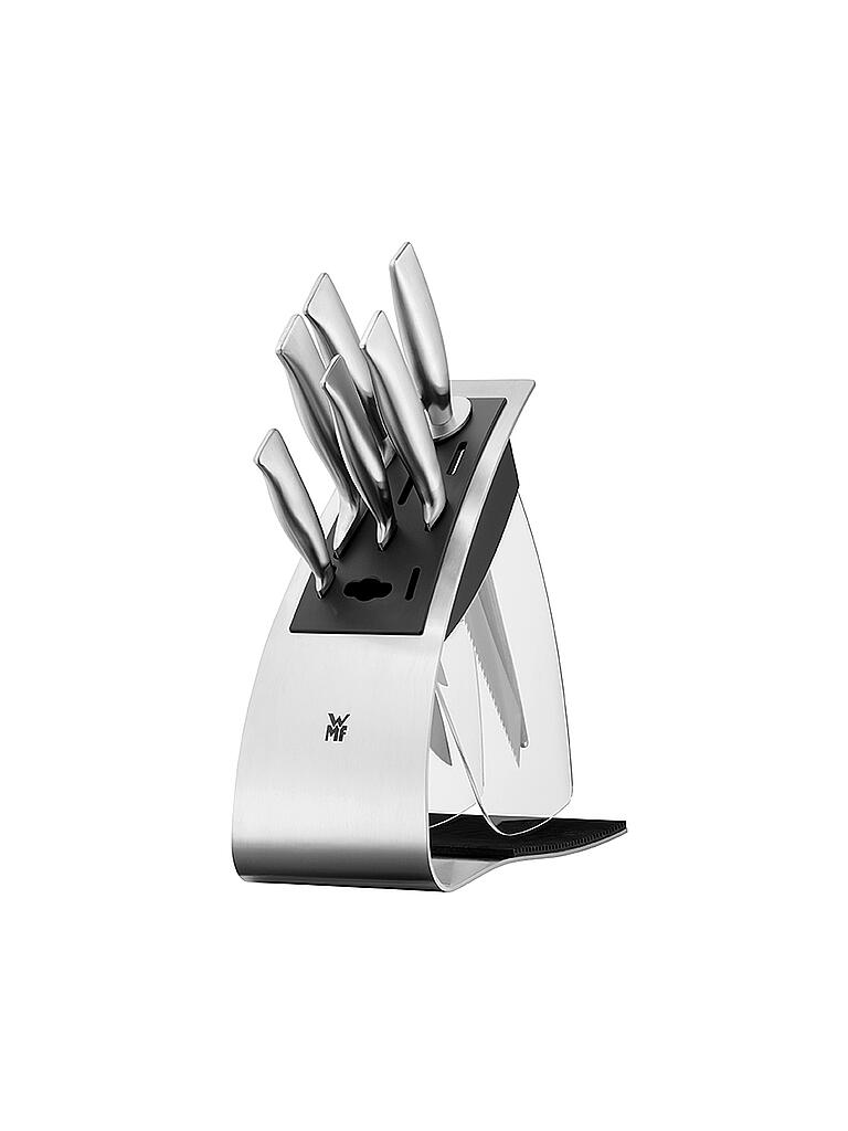 WMF | Grand Gourmet Messerblock bestückt, 7-teilig | silber