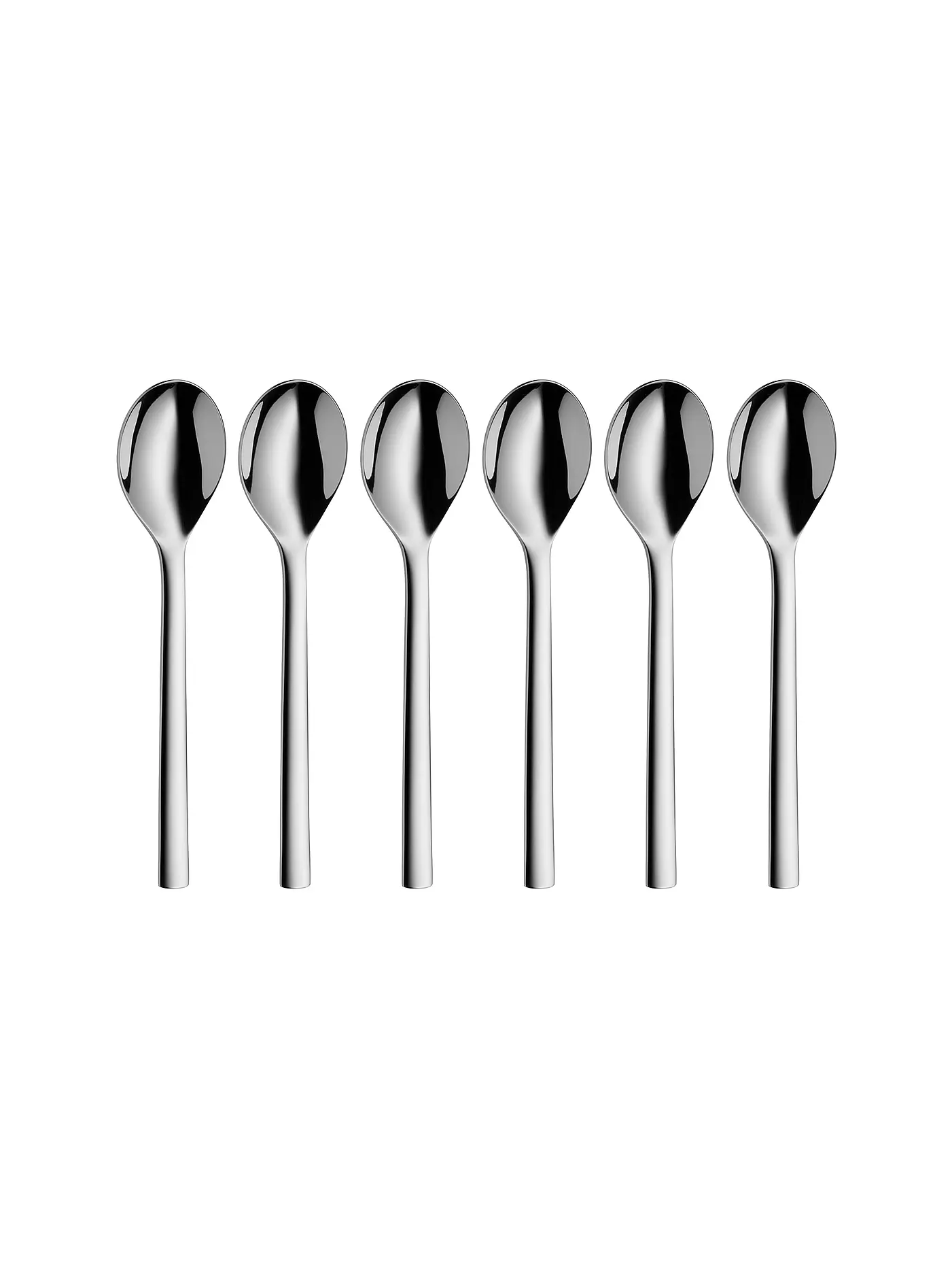 WMF | Kaffeelöffel Set NUOVA 6 Stück Cromargan | silber