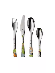 WMF | Kinder Besteck 4-teilig Der kleine Prinz Crogargan / Bunt | Silber