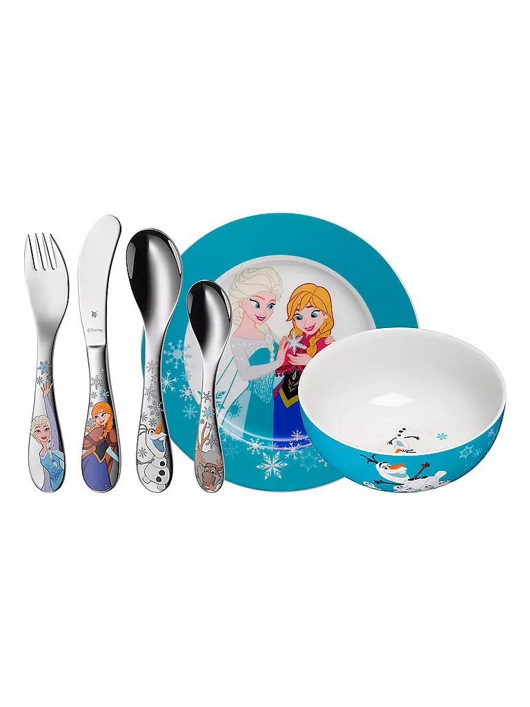 WMF | Kinderbesteck Set 6-teilig Disney Frozen | silber