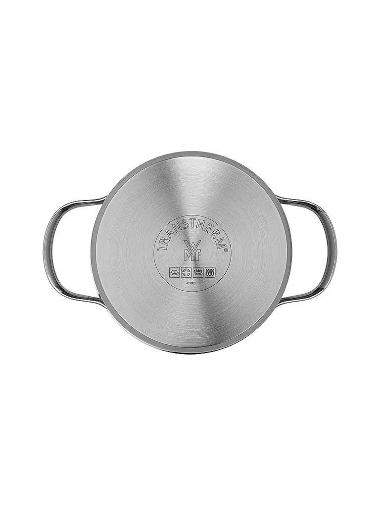 WMF | Kochtopf Provence Plus Bratentopf mit Deckel 16cm/1,9l | Silber