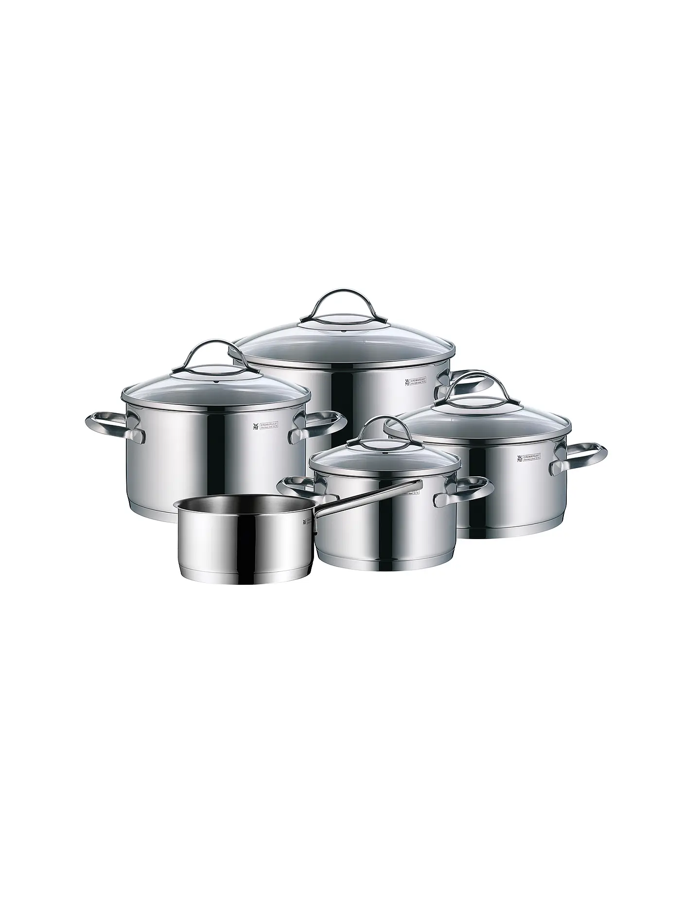 WMF | Kochtopf Set 5-tlg. PROVENCE PLUS Cromargan | silber