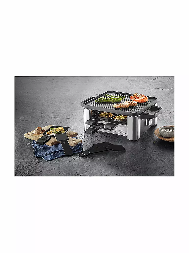 WMF Lono Raclette Grill 870W (4 Personen) silber