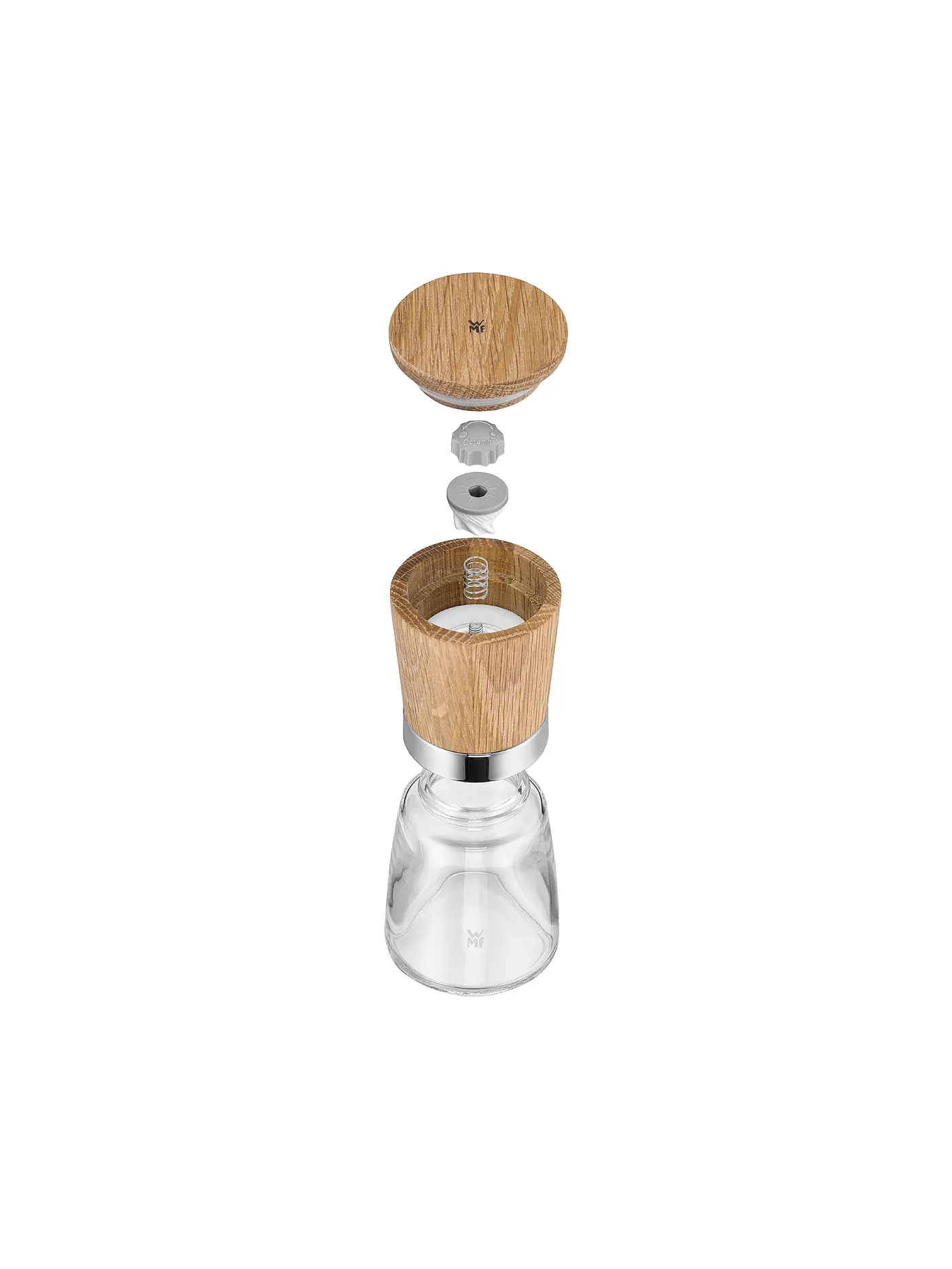 WMF | Nature Ceramill Gewürzmühlen-Set 2-teilig 13,8cm | braun