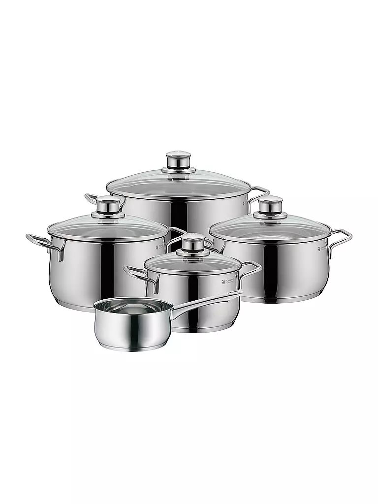 WMF | Topfset DIADEM PLUS 5-tlg. Cromargan | silber