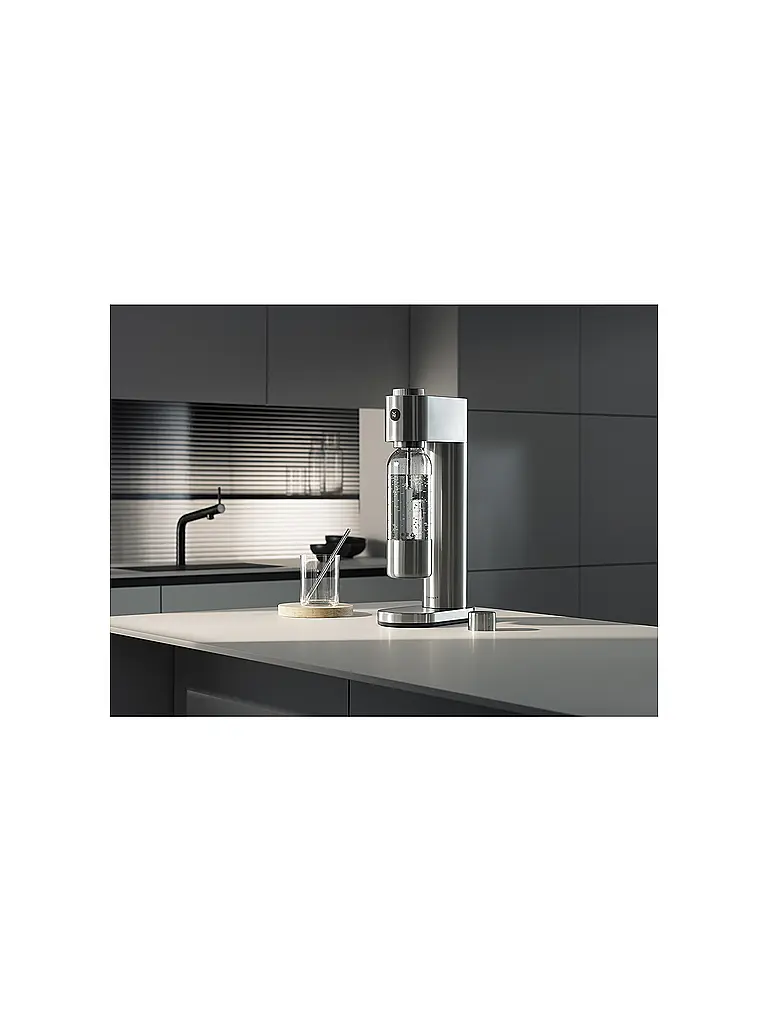 WMF | Wassersprudler Element One Soda - Stream Edelstahl | Silber