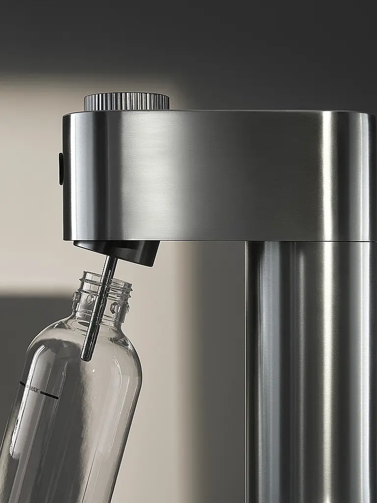 WMF | Wassersprudler Element One Soda - Stream Edelstahl | Silber