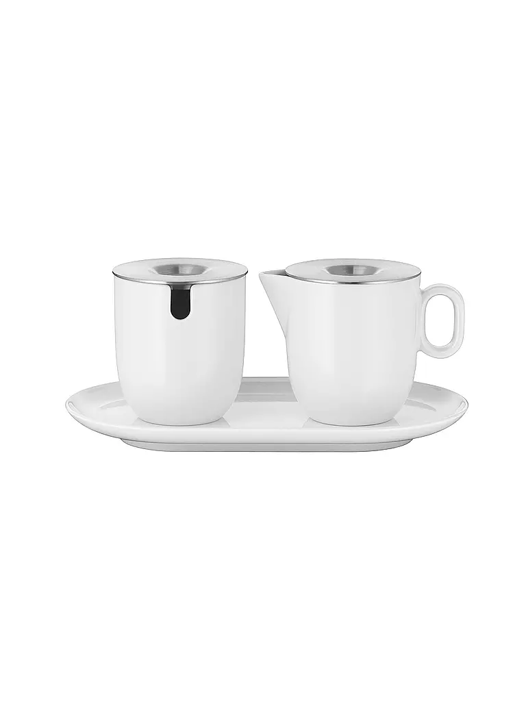 WMF | Zucker & Milch-Set 2-tlg. BARISTA Weiss / Edelstahl | weiss