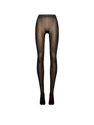 WOLFORD | Netzstrumpfhose TWENTIES soft cocao