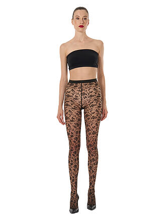 WOLFORD | Modestrumpfhose ROSE 20 DEN umber/black