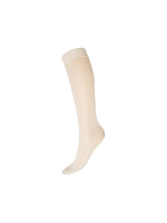 WOLFORD | Kniestrümpfe BLOSSOM buttercream
