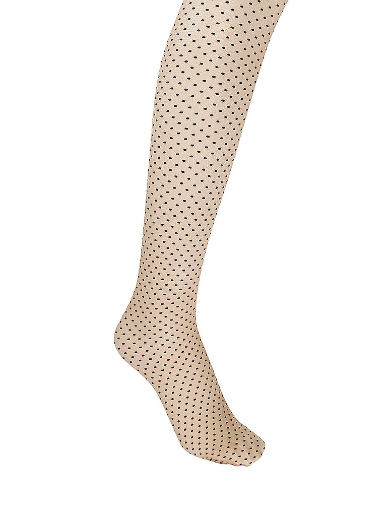 Funktionsstrumpfhose CONTROL DOTS 20 fairly light / black beige L damen