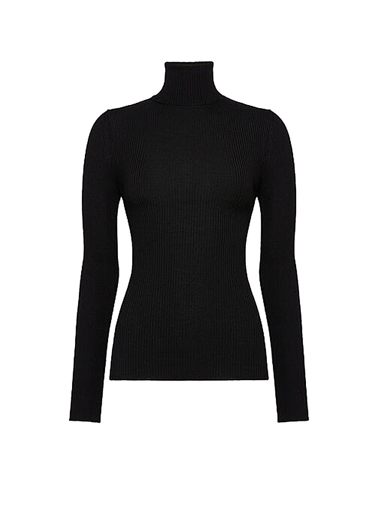 Rollkragenpullover schwarz M damen
