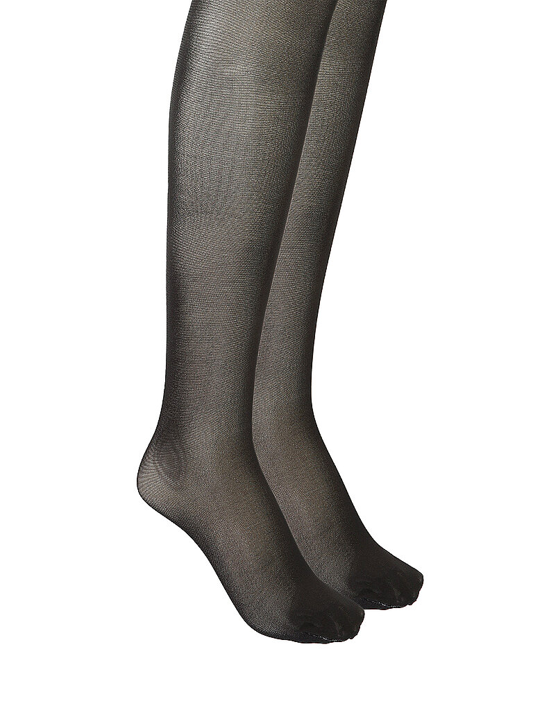 WOLFORD Feinstrumpfhose NEON 40 2-er Pkg black schwarz | M