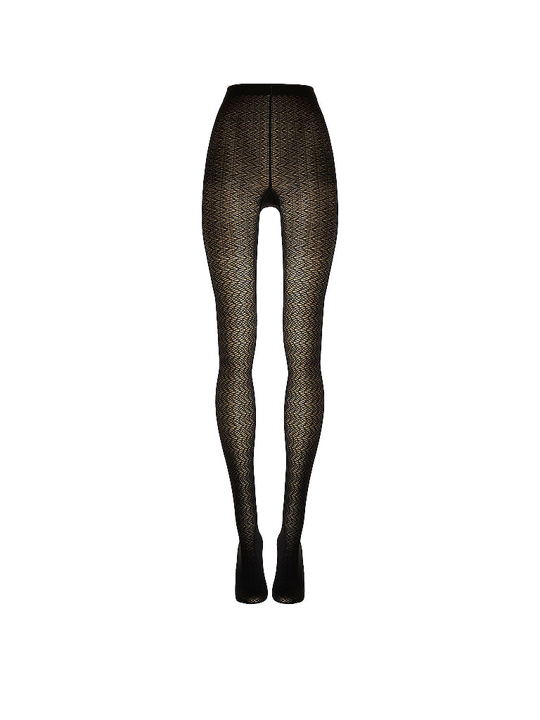 WOLFORD Modestrumpfhose WAVE 25 black / Black schwarz | S
