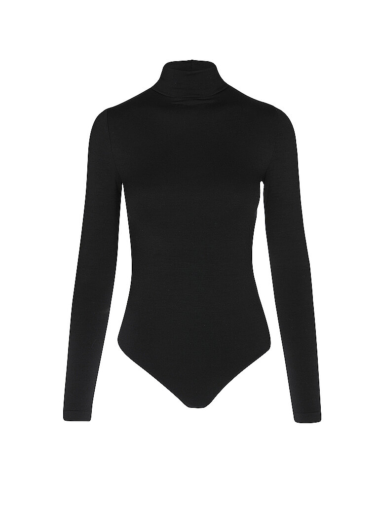 WOLFORD Body  SEAMLESS WOOL black schwarz | S
