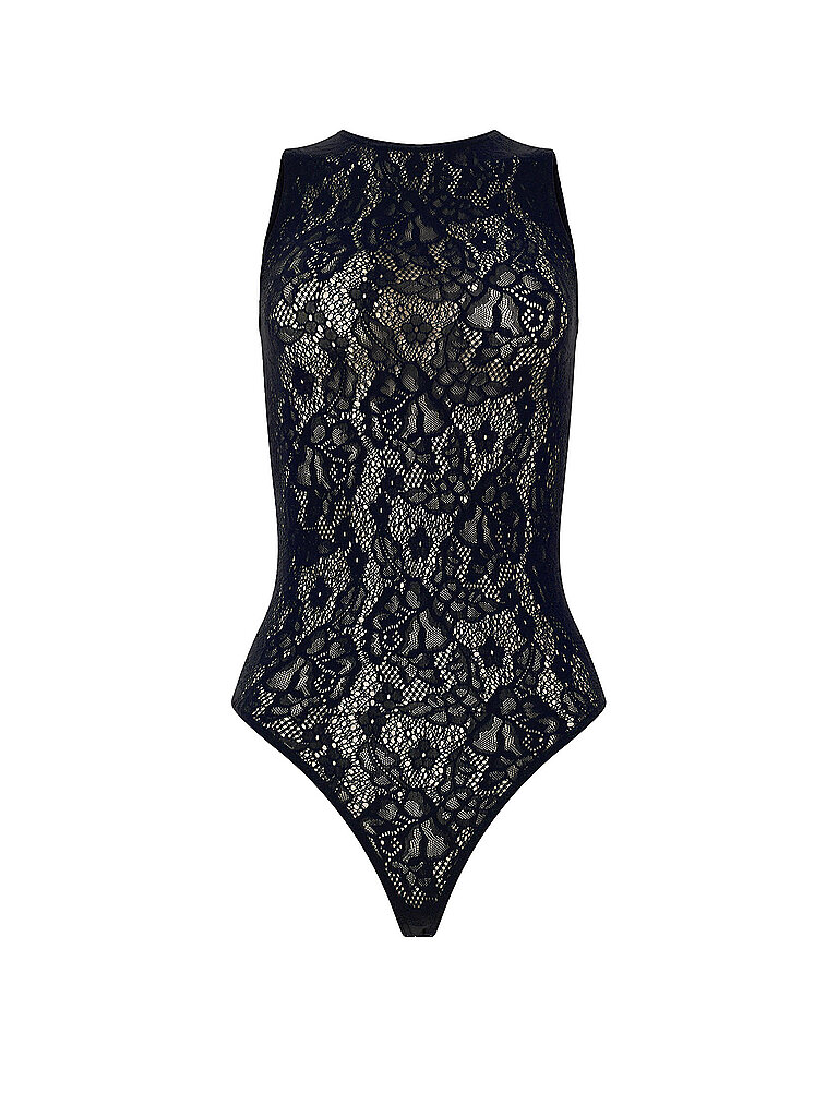 WOLFORD Body INFINITE ROSE NET black schwarz | L