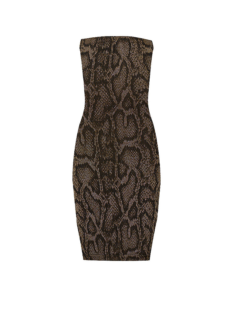 WOLFORD Kleid SHIMMERING PYTHON olive | M