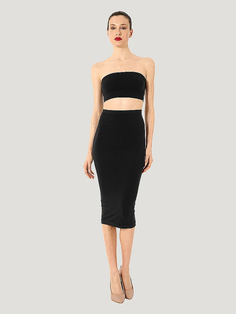 WOLFORD Gonna SEAMLESS WOOL nero | S