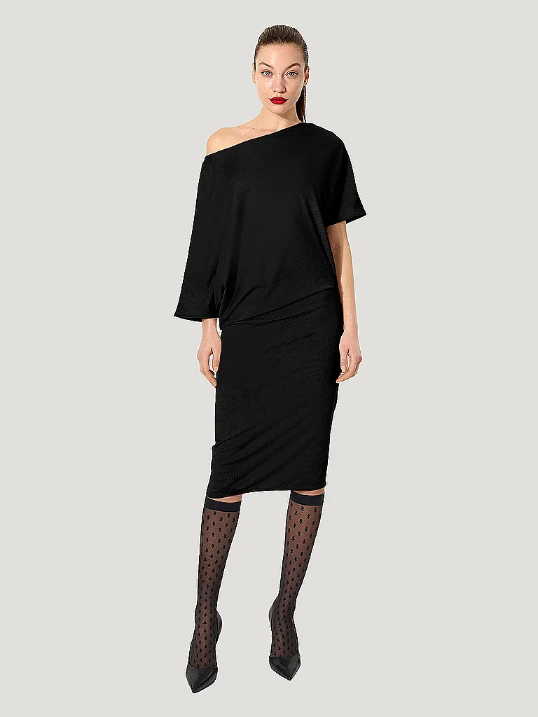 WOLFORD Abito Loose Fit FLUID JERSEY nero | L