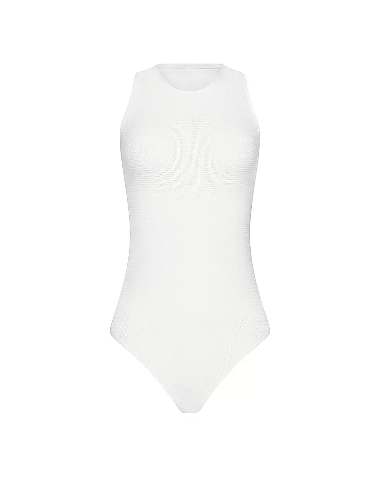 WOLFORD | Body GRID NET white | weiss