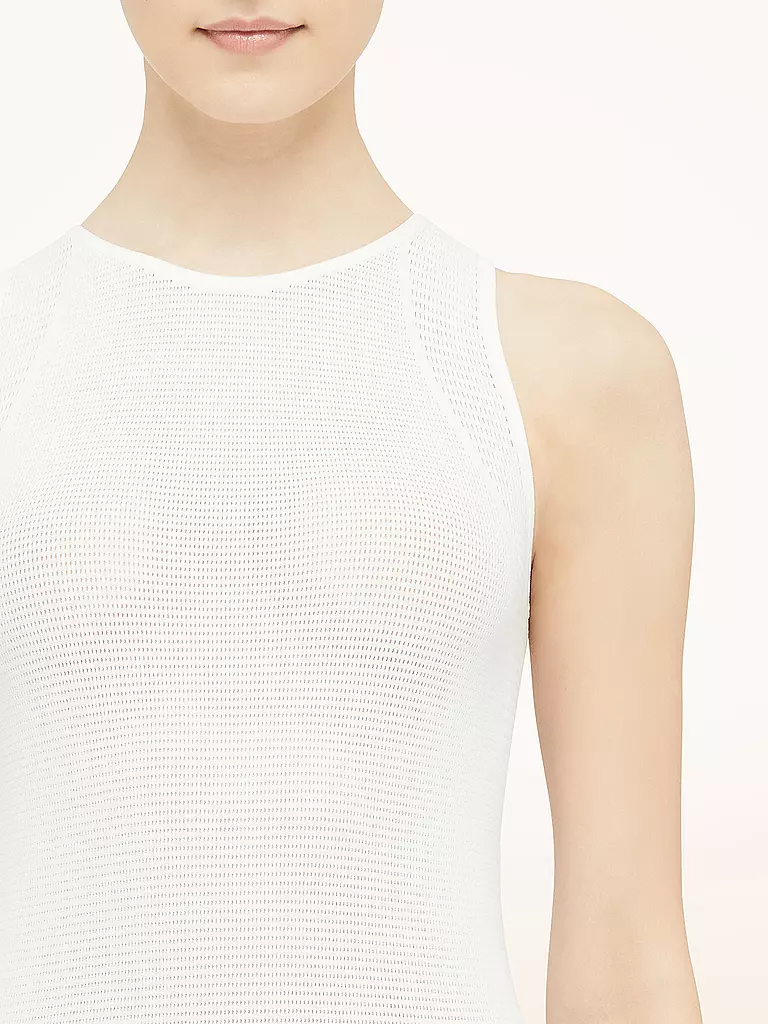 WOLFORD | Body GRID NET white | weiss