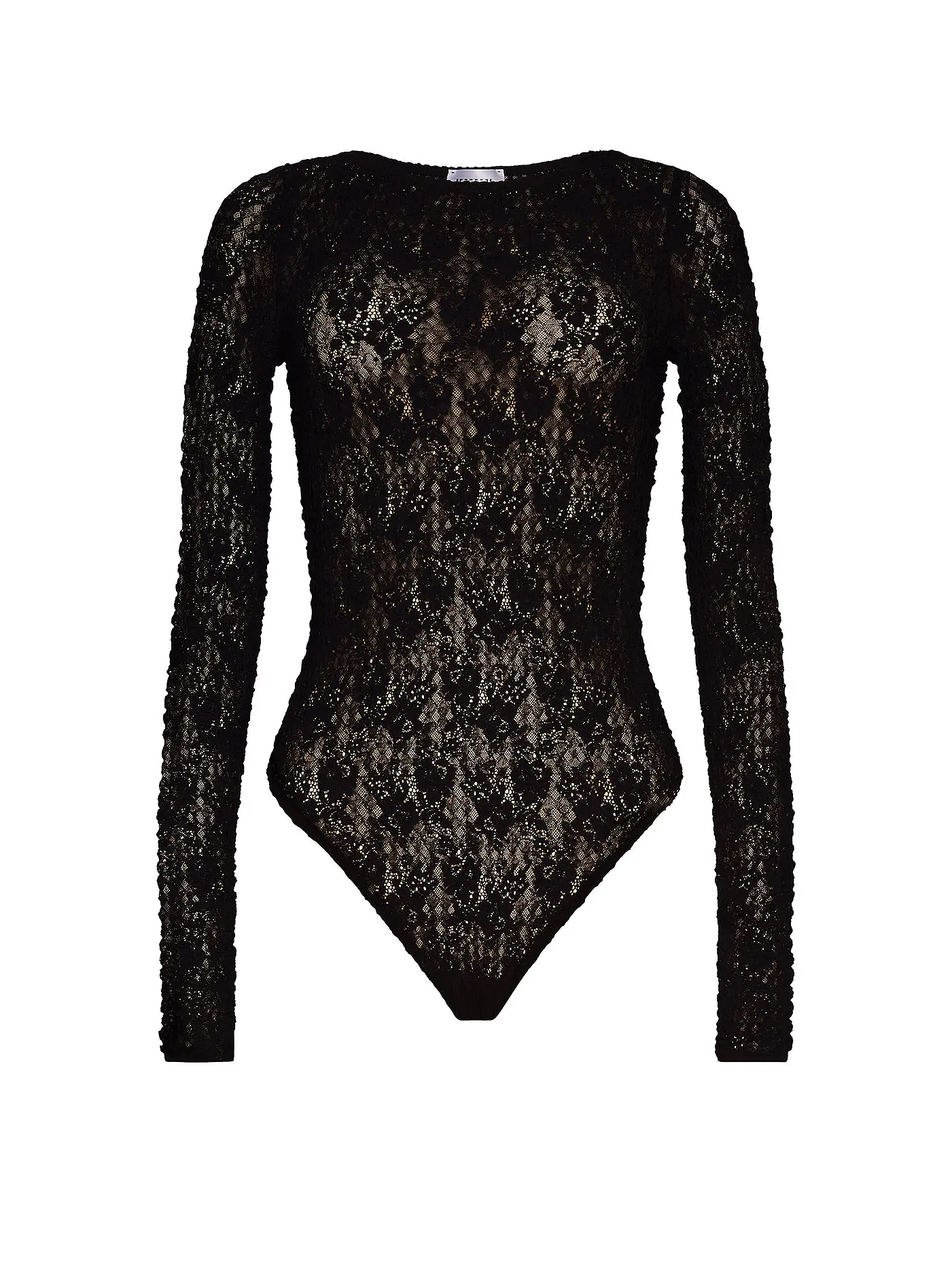 WOLFORD | Body STRUCTURED LACE black  | schwarz