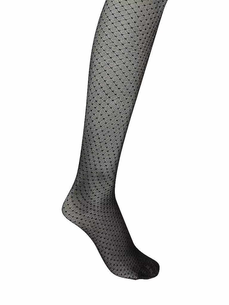 WOLFORD | Funktionsstrumpfhose CONTROL DOTS 20 black | schwarz