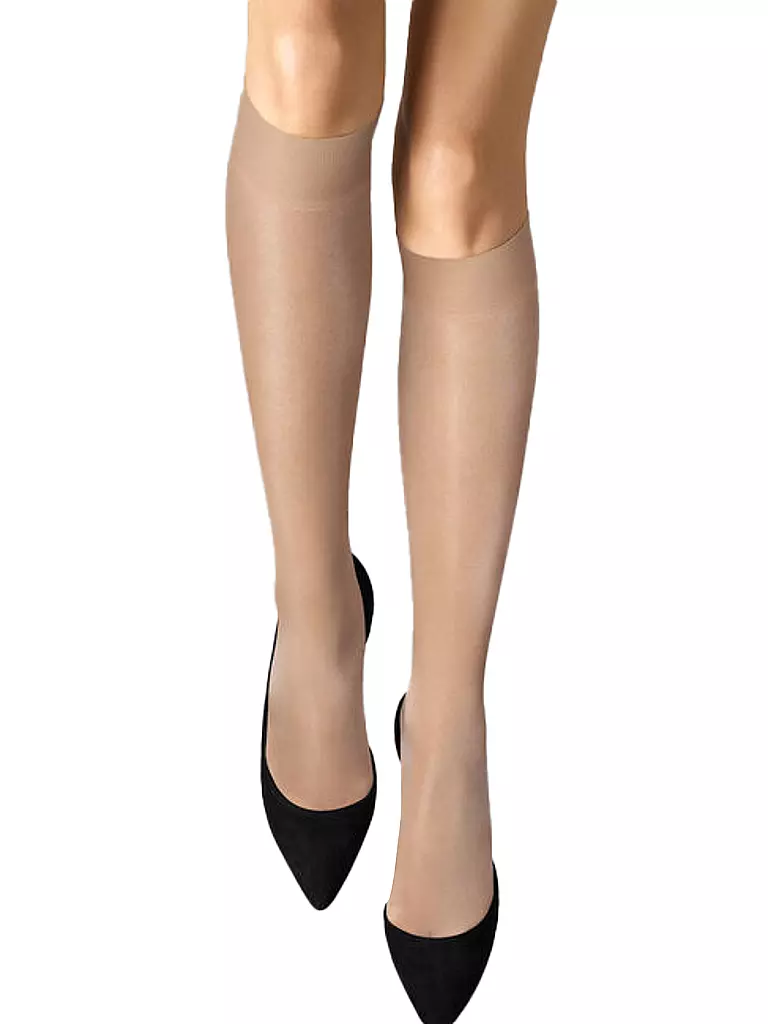 WOLFORD | Kniestrümpfe Satin Touch 20 den Cosmetic | beige