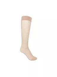 WOLFORD | Kniestrümpfe SHEER PATTERN 30 DEN fairly light  | hellbraun