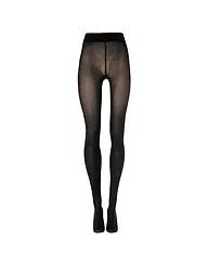 WOLFORD | Modestrumpfhose COTTON DOT midnight | Schwarz