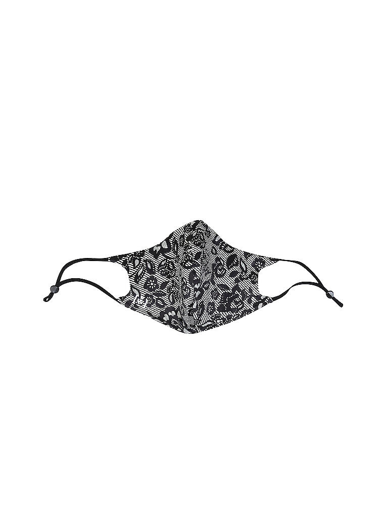 WOLFORD | Mund-Nasen-Maske Lace | schwarz