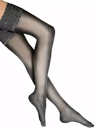 WOLFORD | Strümpfe "Satin Touch 20 Stay-Up" (gobi) | schwarz